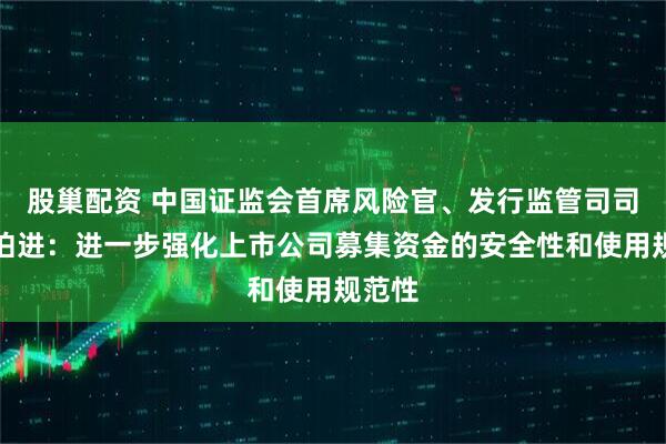 股巢配资 中国证监会首席风险官、发行监管司司长严伯进：进一步强化上市公司募集资金的安全性和使用规范性