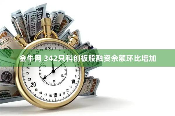 金牛网 342只科创板股融资余额环比增加